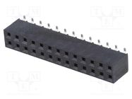 Connector: pin strips; socket; female; PIN: 26; vertical; 2.54mm NINIGI