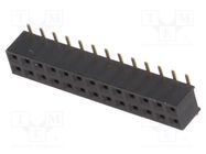 Connector: pin strips; socket; female; PIN: 26; vertical; 2mm; SMT NINIGI