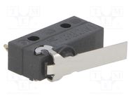 Microswitch SNAP ACTION; 0.1A/125VAC; 0.1A/30VDC; with lever HONEYWELL