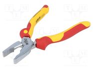 Pliers; insulated,universal; for bending, gripping and cutting WIHA