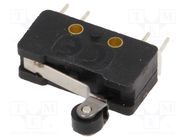 Microswitch SNAP ACTION; 2.5A/250VAC; 0.3A/220VDC; ON-(ON); IP40 PROMET