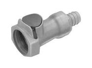 QUICK COUPLING, 1/2" BARB, POLYPROPYLENE