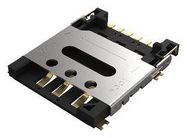 CONNECTOR, NANO SIM, 6POS, HINGED