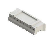 CONNECTOR HOUSING, RCPT, 8POS, 2MM