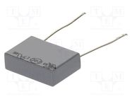 Capacitor: polypropylene; Y2; R41; 47nF; 18x8.5x14.5mm; THT; ±10% KEMET