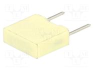 Capacitor: polyester; 470nF; 40VAC; 63VDC; 5mm; ±5%; 7.2x3.5x7.5mm KEMET