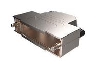 D SUB BACKSHELL, 45DEG, SIZE DC, ZINC