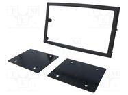 Radio frame; Nissan; 2 DIN; black ACV