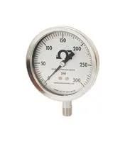 PRESSURE GAUGES, 100PSI, 1/4"MNPT