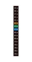 LABEL, REVERSIBLE STRIP, 16PT, 49DEG C