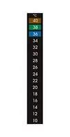 LABEL, REVERSIBLE STRIP, 16PT, 32DEG C