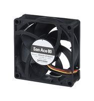 DC AXIAL FAN, 80MM, 49.4CFM, 0.22A, 12V