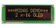 OLED MODULE, COB, 16X2, PARALLEL, 5V