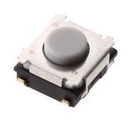 TACTILE SWITCH, 0.02A, 15VDC, 350GF, SMD