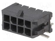 Connector: wire-board; socket; male; Micro-Fit 3.0; 3mm; PIN: 8 