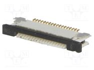 Connector: FFC/FPC; horizontal; PIN: 18; top contacts,ZIF; SMT MOLEX