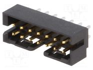 Connector: PCB-cable/PCB; socket; male; PIN: 14; Milli-Grid; THT 