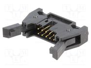 Connector: IDC; socket; male; PIN: 10; straight; with long latch 3M