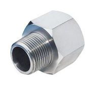 ADAPTOR, 1/4"MALE, 1/4"FEMALE