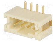 Connector: wire-board; socket; male; PIN: 4; Pitch: 2mm; SMT; 1A; 100V NINIGI