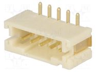 Connector: wire-board; socket; male; PIN: 5; Pitch: 2mm; SMT; 1A; 100V NINIGI