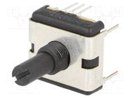 Potentiometer: shaft; single turn; 5kΩ; ±20%; 0.75W; linear; 6.35mm BOURNS