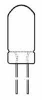 #2182 Wire Terminal Bulb - T-13/4 Type - 14.0V .08A