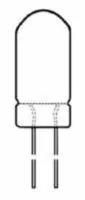 #2182 Wire Terminal Bulb - T-13/4 Type - 14.0V .08A