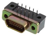 MICRO D SUB CONN, RECEPTACLE, 15POS