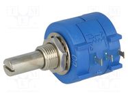 Potentiometer: shaft; multiturn; 1kΩ; 2W; ±5%; 6.35mm; linear SR PASSIVES