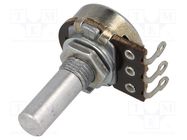 Potentiometer: shaft; single turn; 1MΩ; 100mW; ±30%; 6mm; mono TELPOD