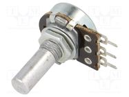 Potentiometer: shaft; single turn; 2.2kΩ; 100mW; ±20%; 6mm; mono TELPOD