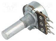 Potentiometer: shaft; single turn; 47kΩ; 100mW; ±20%; on panel,PCB TELPOD