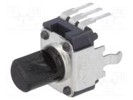 Potentiometer: shaft; balance,single turn,vertical; 10kΩ; ±20% ALPS