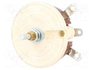 Potentiometer: shaft; single turn; 1kΩ; 100W; 6.35mm; wirewound OHMITE