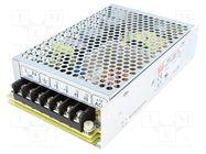 Power supply: switching; for building in,modular; 100W; 15VDC; 7A MEAN WELL