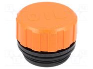 Breather cap; with "tech-foam" air filter of polyurethane ELESA+GANTER