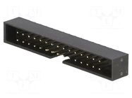 Connector: IDC; socket; male; PIN: 30; straight; THT; 2mm; 2x15; black AMPHENOL COMMUNICATIONS SOLUTIONS