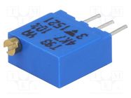 Potentiometer: mounting; multiturn; 4.7kΩ; 500mW; THT; ±10%; 3296W VISHAY