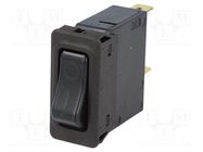 Circuit breaker; Urated: 240VAC; 32VDC; 20A; SPST; Poles: 1; SNAP-IN SCHURTER