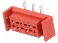 Connector: wire-board; socket; female; PIN: 6; 30V; 1A; vertical; SMT AMPHENOL COMMUNICATIONS SOLUTIONS