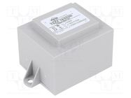 Transformer: encapsulated; 230VAC; 19V; 230V; PCB; IP00 INDEL