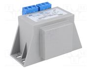 Transformer: mains; 12VA; 230VAC; 14V; 0.85A; Leads: terminal block INDEL