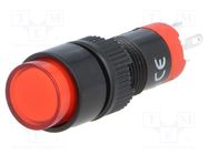 Switch: push-button; Pos: 2; SPDT; 0.5A/250VAC; 1A/24VDC; ON-(ON) ONPOW