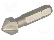 Countersink bit; Mounting: 1/4" (C6,3mm); Ø: 2.5÷10.4mm WIHA