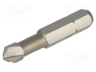 Countersink bit; Mounting: 1/4" (C6,3mm); Ø: 1.5÷6.3mm 