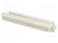 Connector: DIN 41612; plug; female; PIN: 64; angled 90°; THT; a+c NINIGI