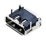 DISPLAYPORT CONN, R/A RCPT, 20POS