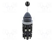 Joystick; Stabl.pos: 4; DC load @R: 2.2A/110VDC; -20÷50°C; Ø30mm TEND