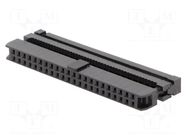 Connector: IDC; plug; female; PIN: 44; IDC; for ribbon cable; 2mm CONNFLY